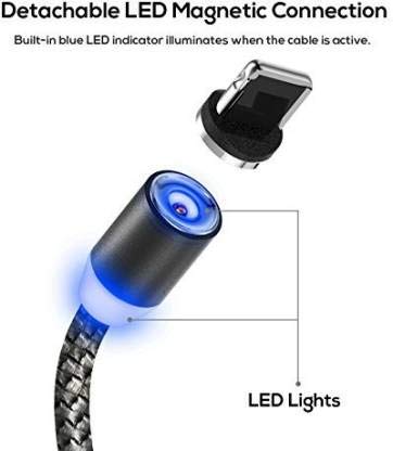 12520 Magnetic Charging Cable 3 in 1 Metal Magnetic Micro USB Type C Lighting Cable with LED, Multiple Charging Adapters for All Android and all Smartphones (Compatible with All Android and iPhone Smartphones, Tablet, PC, Mobile 12520 Magnetic Charging Cable 3 in 1 Metal Magnetic Micro USB Type C Lighting Cable with LED, Multiple Charging Adapters for All Android and all Smartphones (Compatible with All Android and iPhone Smartphones, Tablet, PC, Mobile